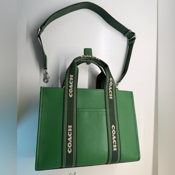 Coach Smith Tote Bag Kelly Green - Picture 10 of 11